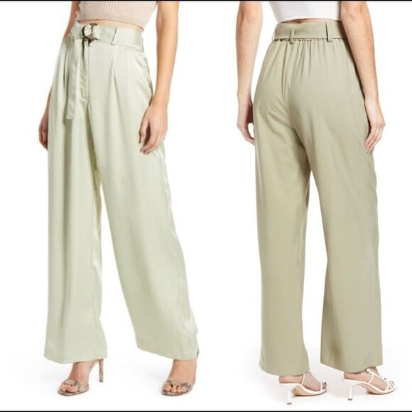 Wayf Mint High Waist Pants Size XS - Picture 1 of 7